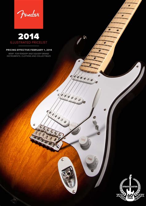 fender stratocaster catalog.